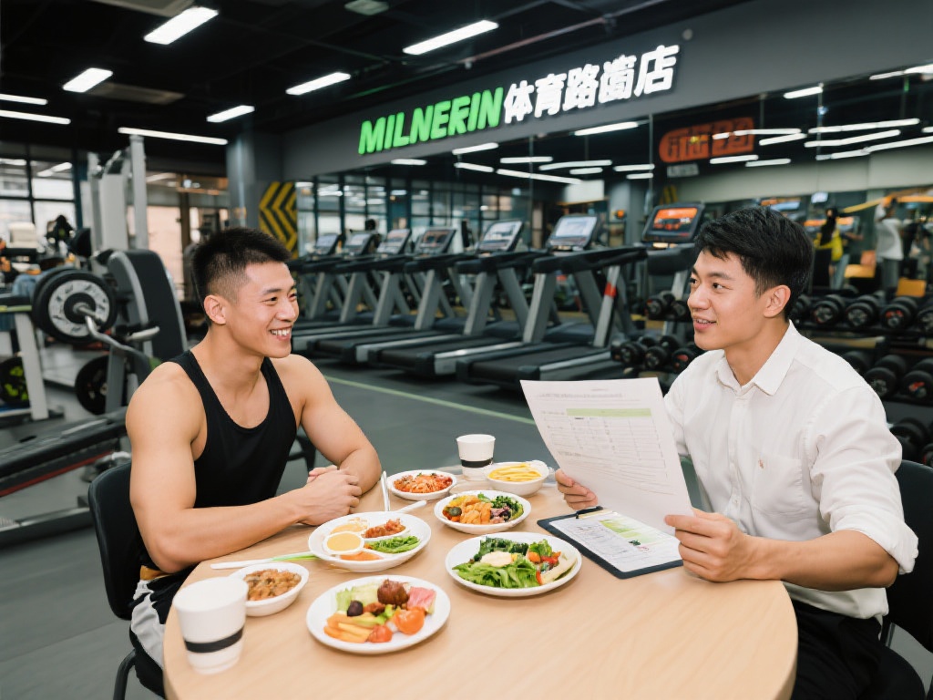 营养咨询服务：健身与饮食密不可分，米兰体育路店还提